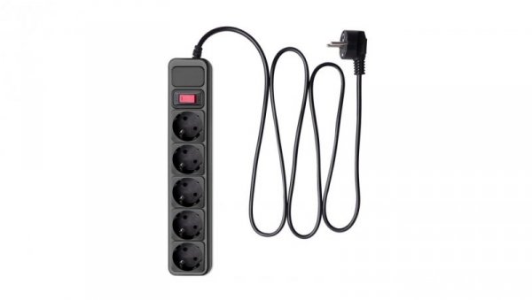 Listwa przeciwprzepięciowa Akyga AK-SP-06A 5 gniazd CEE 7/3 (Typ F) 1.8 m