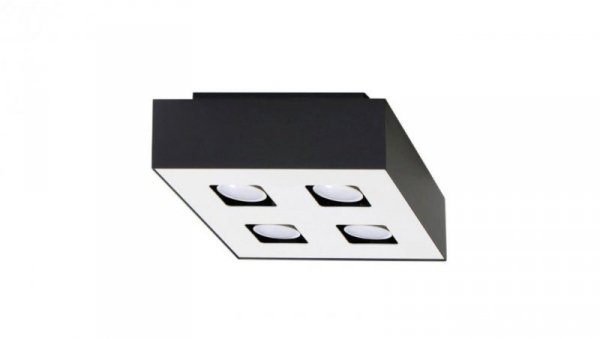 Plafon MONO 4 czarny