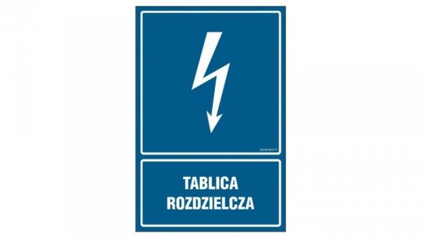 ZNAK - HG049 Tablica rozdzielcza 50 x 75 cm PN - Płyta 1mm
