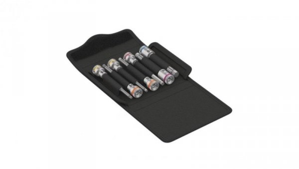 Zestaw kluczy rowerowych nasadowych imbus i TORX 7 elementów Bicycle Set 8 WERA