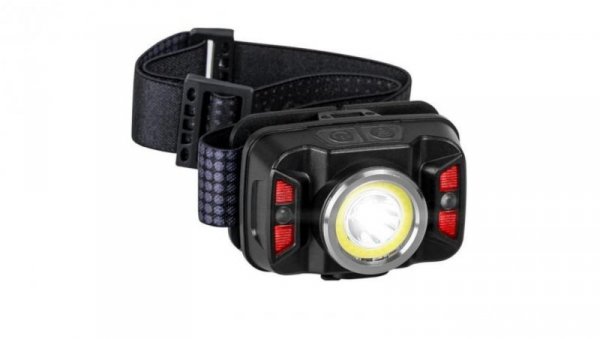 Latarka czołowa akumulatorowa z czujnikiem ruchu XTE5W + COB10W VA0025 VAYOX