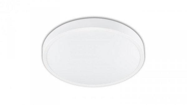 Plafon LED Lampa Sufitowa Natynkowa Łazienkowa 12W 4000K IP44 ZOE Biała 30cm
