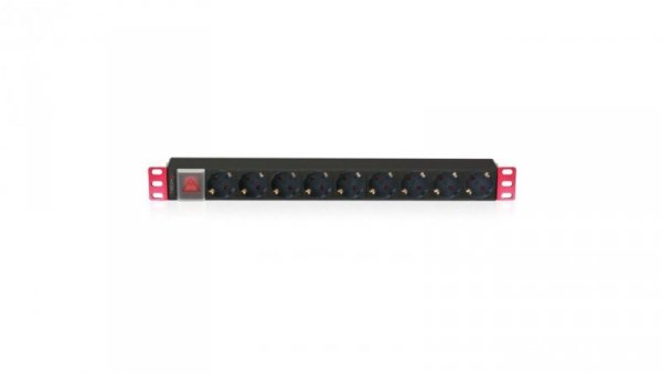 Listwa zasilająca z włącznikiem 19 1U 9 gniazd Schuko I-CASE STRIP-91UD /2m/