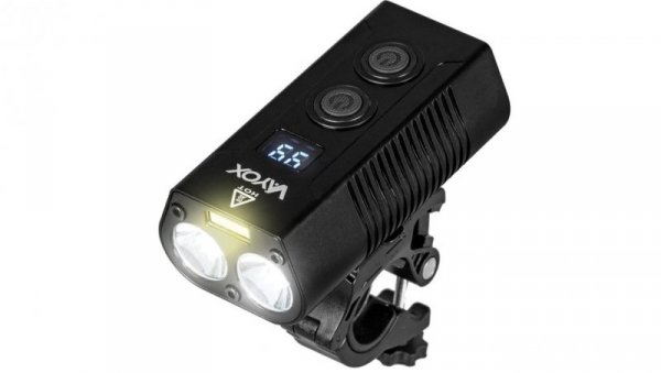 Światło rowerowe 750 lm 2x XML + COB + powerbank VA0045 Vayox