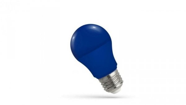 Żarówka LED E27 230V 4,9W GLS niebieska