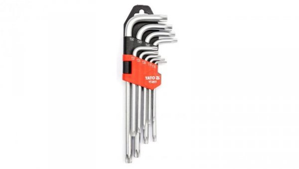 KLUCZE TORX T10-T50 ZESTAW 9-CZĘŚCIOWY