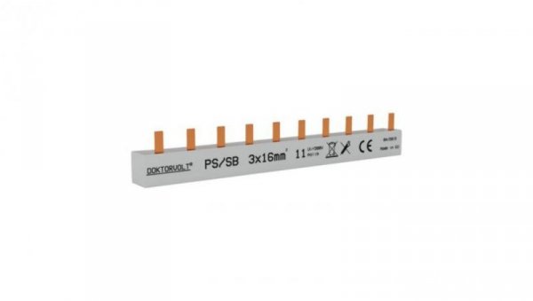 Szyna łączeniowa sztyftowa PS/S 3F 11Mod 16mm2 5149