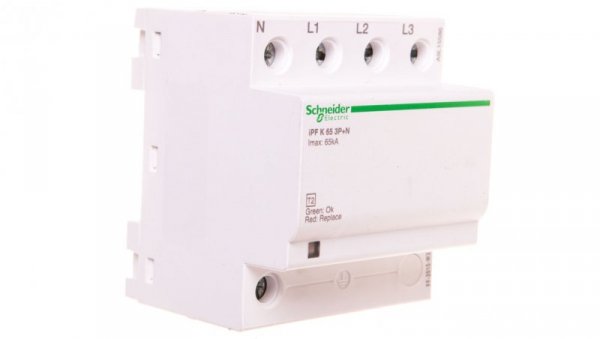 Ogranicznik przepięć Typ T2 3P+N/PE 65kA 1,5kV iPF65 A9L15586