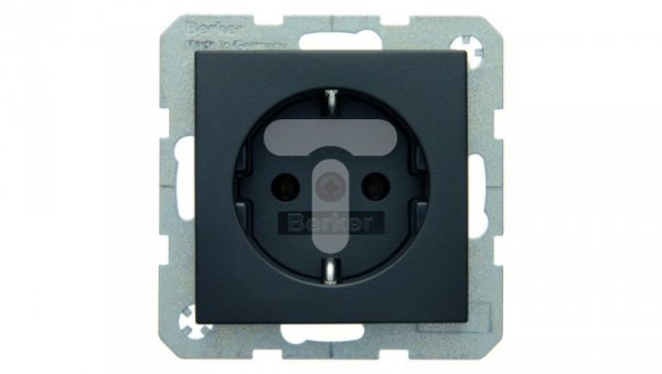 Berker B.1/B.3/B.7 Gniazdo SCHUKO z/u antracyt 47431606