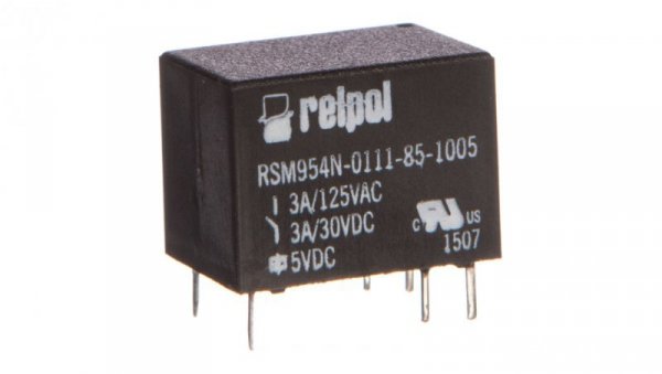 Przekaźnik subminiaturowy-sygnałowy 1P 3A 5V DC PCB RSM954N-0111-85-1005 2614624