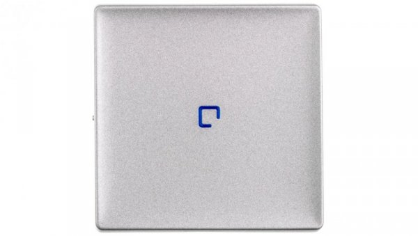 VALENA LIFE Plakietka łącznika schodowego aluminium 755102