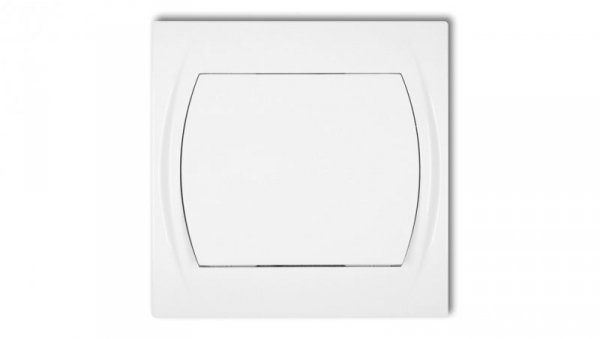 LOGO Łącznik jednobiegunowy podświetlany biały LWP-1L
