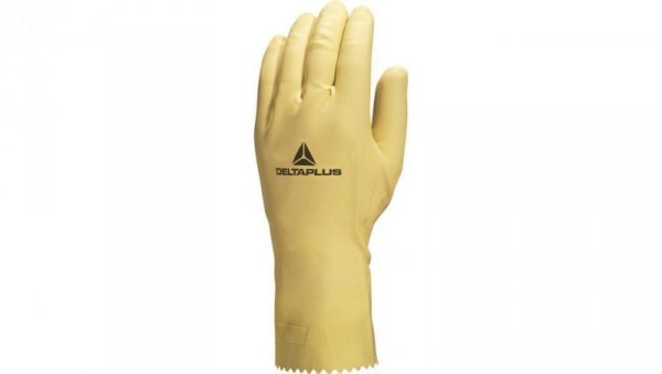 Rękawice z lateksu chlorowane dł. 30 cm gr. 045 mm kolor naturalny rozmiar 8/9 MAIN VE905NA08