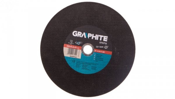 Tarcza tnąca do metalu 350x3.5x32 mm 41 A24-T-BF 57H712