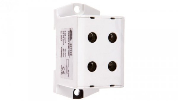 Złączka szynowa 2-torowa 16-95mm2 szara EURO multiOTL 95 2xAl/Cu 607095