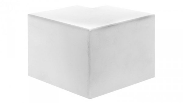 Narożnik do kanałów kablowych płaski AP 60x60 biały ECAP6060B
