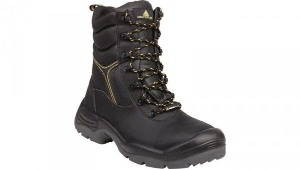 Buty robocze ze skórzany krupon barwiony gładki amagnetyczne S3 SRC kolor czarny rozmiar 43 CALYPS3NO43