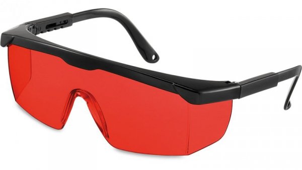 Okulary wzmacniające czerwone do laserów 15-102-20