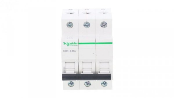 Wyłącznik nadprądowy 3P B 63A 6kA AC K60N-B63-3 A9K01363