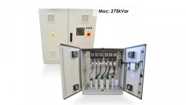 Bateria kondensatorów , kompensator 275kVar, BKL-M-275/25