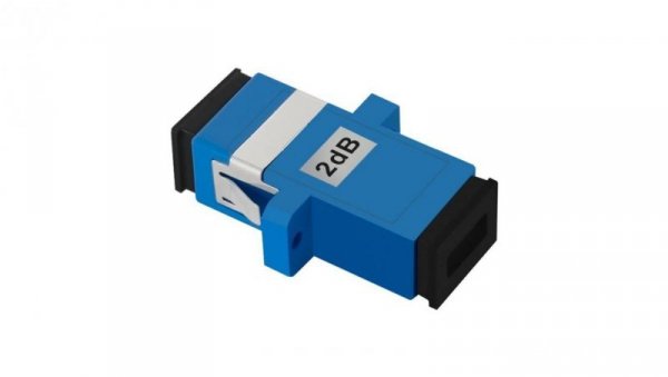 Qoltec Tłumik światłowodowy SC/UPC (F) - SC/UPC (F) Singlemode 2dB