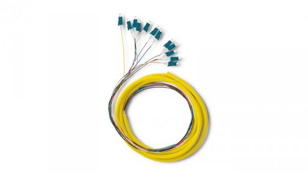 Qoltec 12 x Pigtail światłowodowy LC/UPC Singlemode G657A2 2m