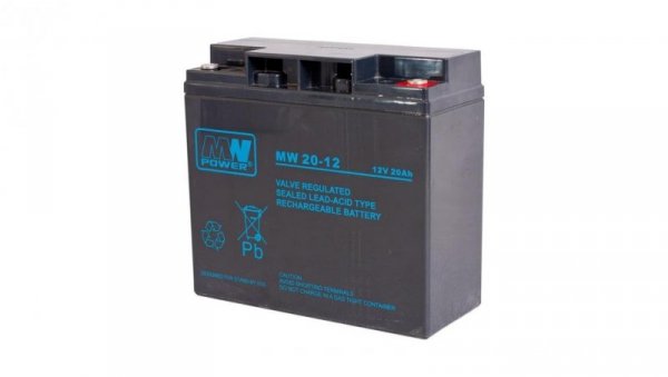 Akumulator AGM 12V 20Ah (181x77x167mm) MW 20-12