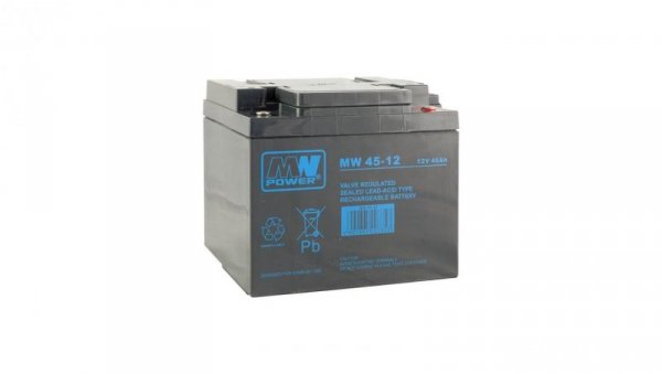 Akumulator AGM 12V 45Ah (198x166x171mm) MW 45-12