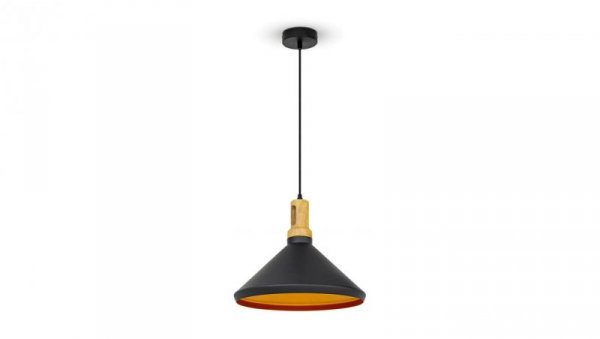 Lampa Wisząca VT-7535 E27 Max. 60W Czarna 3764