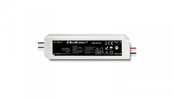 Qoltec Zasilacz impulsowy LED IP67 60W 12V 5A Wodoodporny Biały
