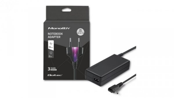 Qoltec Zasilacz do laptopa Asus 33W 19V 1.75A 4.0*1.35 +kabel zasilający