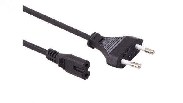 Kabel zasilający ósemka 2 pin 3M wtyk EU Maclean MCTV-810 MCTV-810