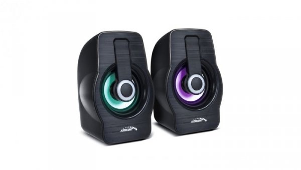 Głośniki komputerowe 6W USB Black Audiocore AC855 B AC855
