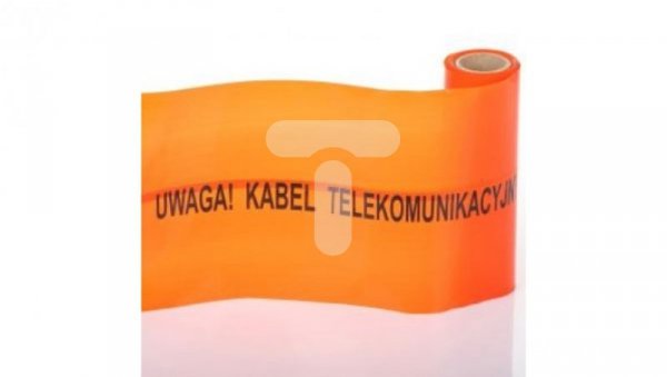 Folia kablowa pomarańczowa 25cm TO-Tkt/25 /100m/