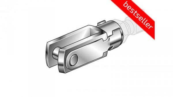 Końcówka widełkowa D12-16 M6X1, FS/012-016