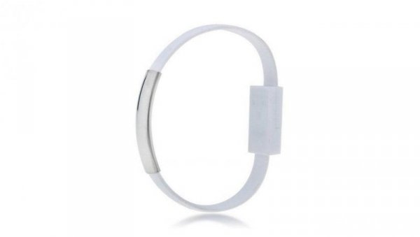 Adapter z kablem Akyga AK-AD-34 opaska micro USB B (m) / USB A (m) ver. 2.0 23cm