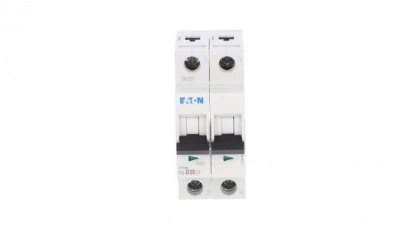 Wyłącznik nadprądowy 2P D 20A 6kA AC PL6-D20/2 286580
