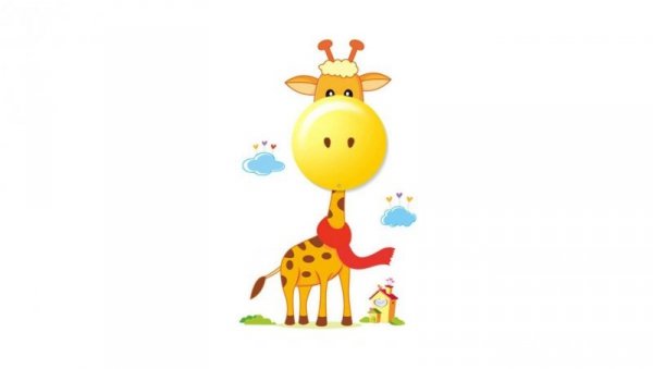 Lampka dziecięca giraffe 0,6W LED ML114