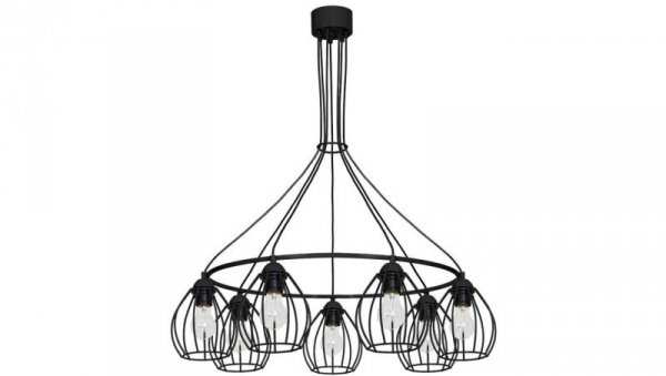 Lampa Wisząca DON BLACK 7xE27