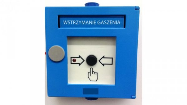 Przycisk STOP gaszenia – niebieski HM/5/11/18/02