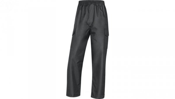 Spodnie poliester Oxford powlekany Pu kolor czarny rozmiar 3XL GALWANO3X