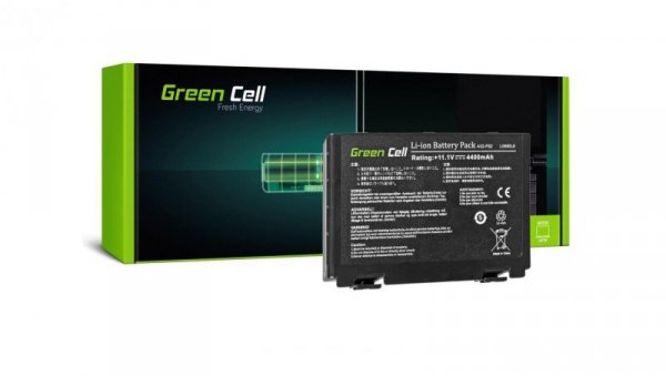 Bateria Green Cell A32-F82 A32-F52 L0690L6 do Asus K40iJ K50 K50AB K50C K50IJ K50i K50iN K70 K70IJ K70IO