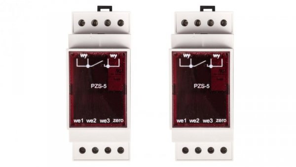 Przekaźnik zdalnego sterowania oświetlenia ulicznego w układzie kaskady PZS-5 230V AC 35x95x58mm RABB7012G2W7