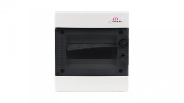 Rozdzielnica modułowa 1x8 podtynkowa /transparentna/ IP40 ECM8PT DIDO 001101010