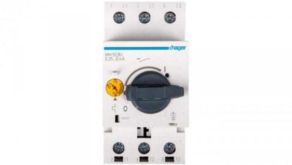 Wyłącznik silnikowy 3P 0,09kW 0,24-0,4A MM503N