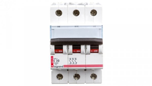 Wyłącznik nadprądowy 3P C 20A 10kA AC S313 TX3 404223