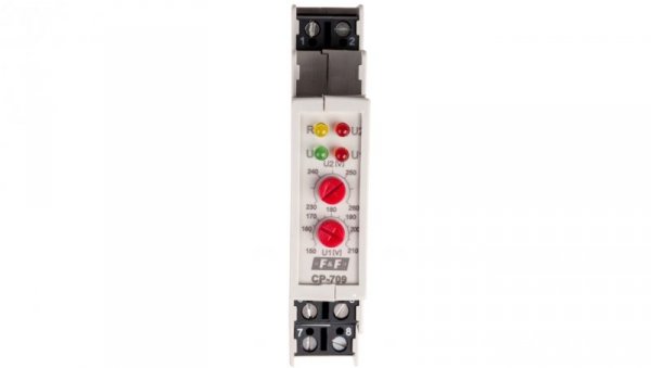 Przekaźnik kontroli napięcia 1-fazowy 1P 16A 150-210V/230-260V AC CP-709