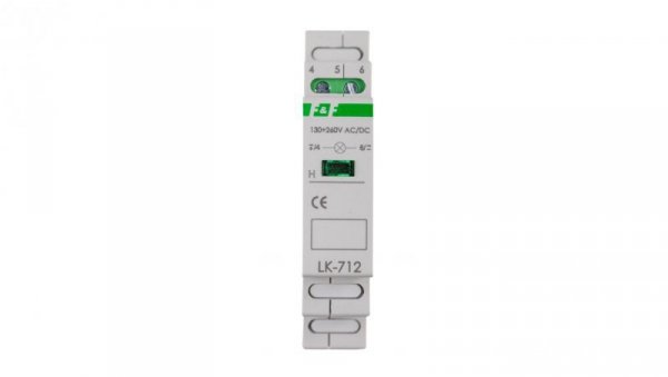 Lampka modułowa zielona 130-260V AC/DC LK-712G-130-260V
