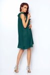 Zwiewna szyfonowa sukienka Livia - Zielona - Ivon 