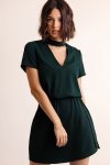 Sukienka Francesca z chokerem - Zielona - 1